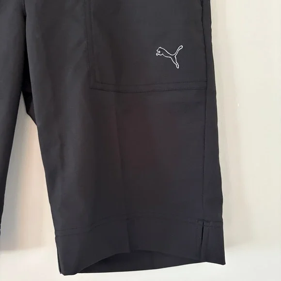 Puma Golf Shorts‎ Tech Pockets Performance Athletic Black Mens Size - Picture 7 of 9